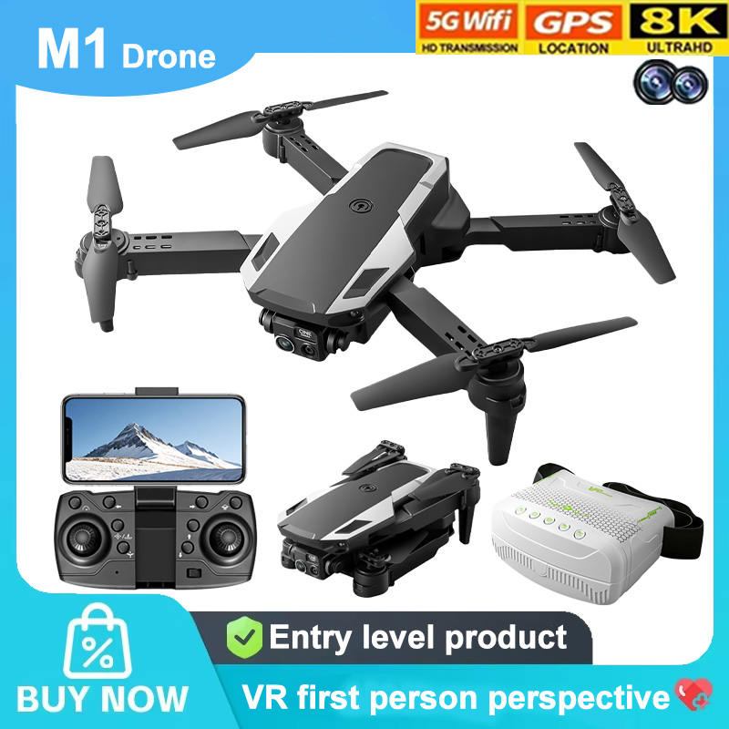 Drone Avion Rc - Składany dron M1 z kamerą HD,