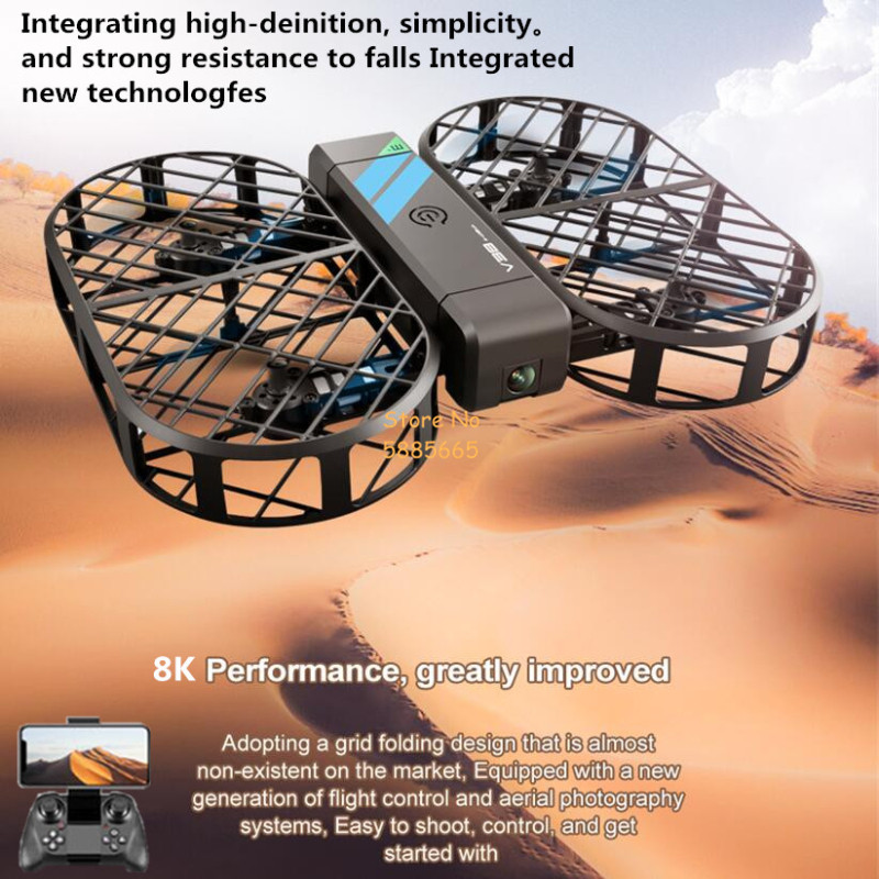 Drone Rc Cable - Kamera HD 8K 360 ° Ochrona