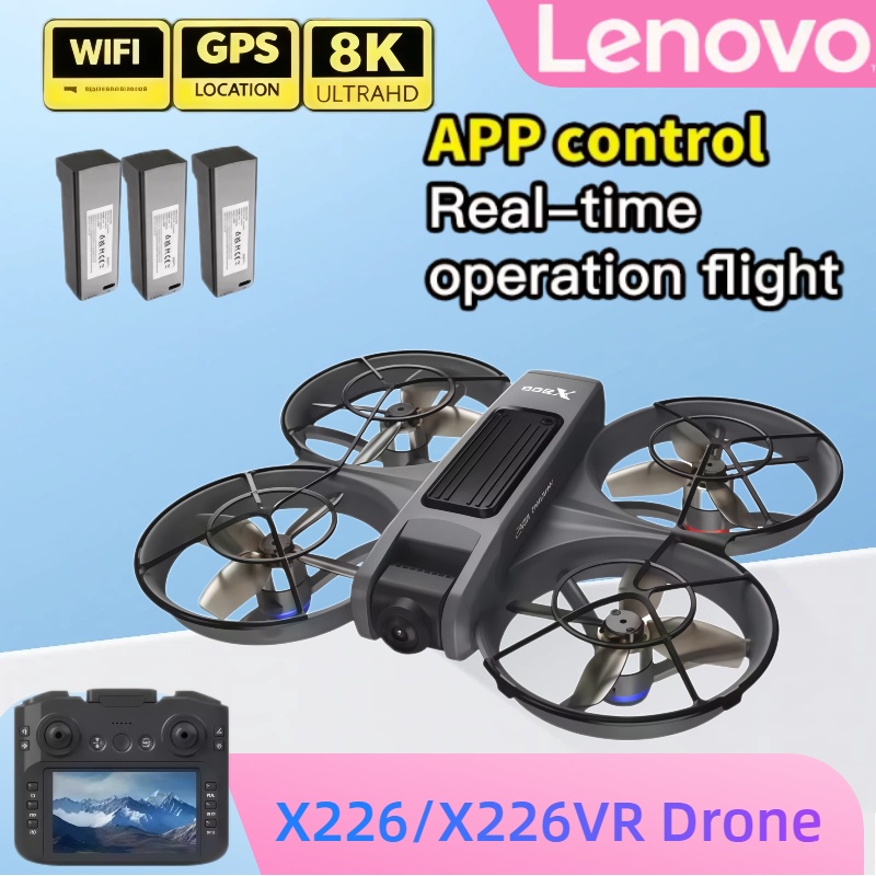 Drone Rc X226 - Drony Lenovo 8K X226/X226VR Profesjonalna Kamera