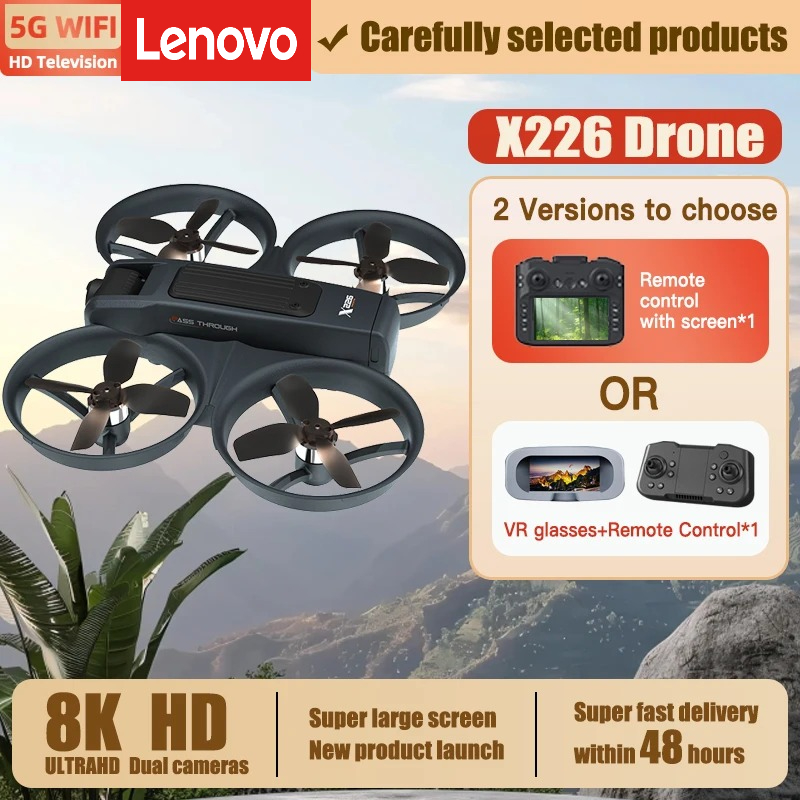 Drone Rc X226 - Dron Lenovo X226/VR RC 8K Profesjonalny