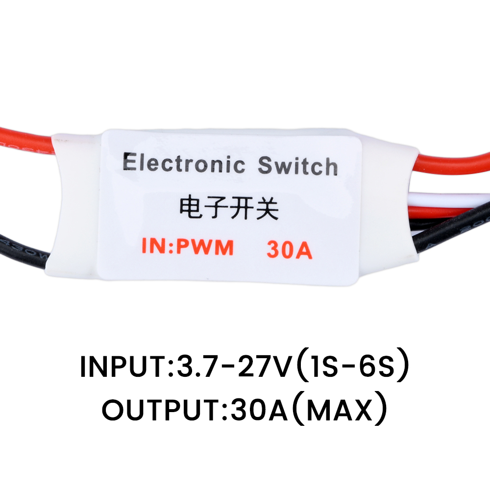 Drone Rc Signal - 3.7-27V 30A Elektroniczny przełącznik sterowany pilotem,