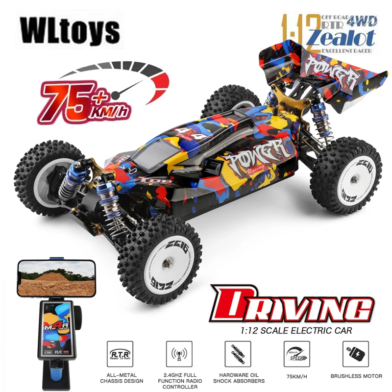 Drone Vera Rc - WLtoys 124017 124007 75KM/H RTR 2.4G