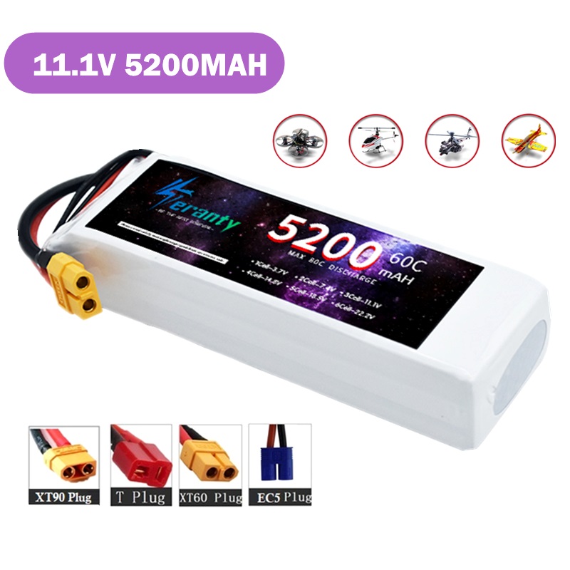 Drone Avion Rc - TERANTY 3S 5200MAH 60C bateria Lipo