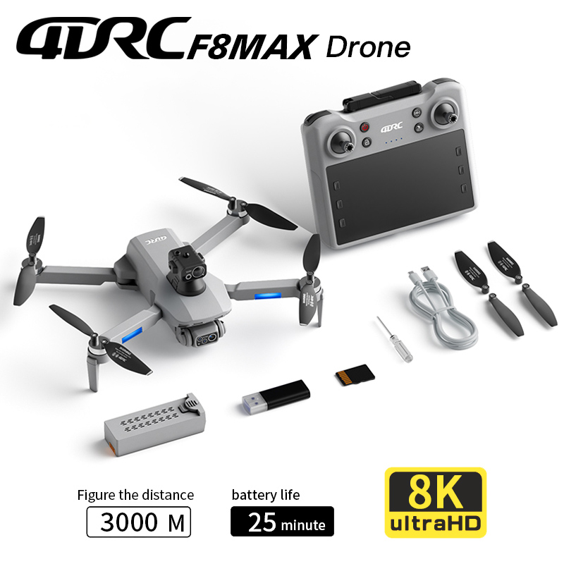 Drone Rc Gps - Dron F8 MAX GPS Profesjonalny z