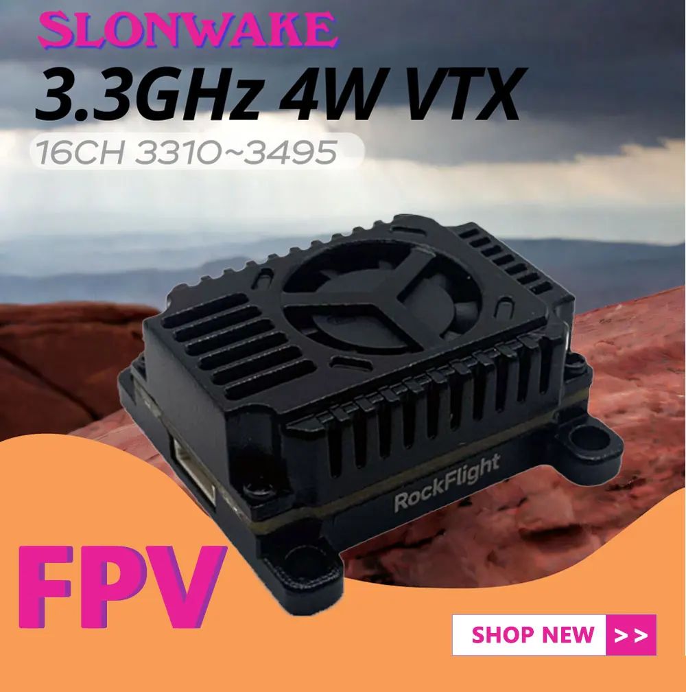 SLONWAKE FPV 3.3G 16CH 4000mW  – Drone Rc Control recenzja i cena