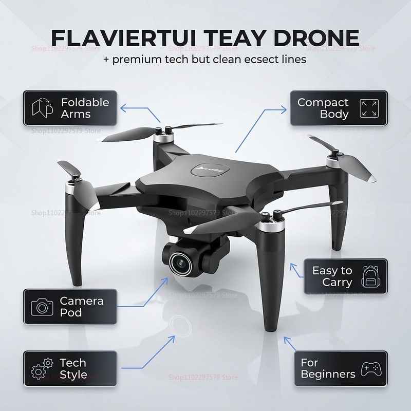 Mini Dron GPS Profesjonalny Ka – Drone Avion Rc recenzja i cena
