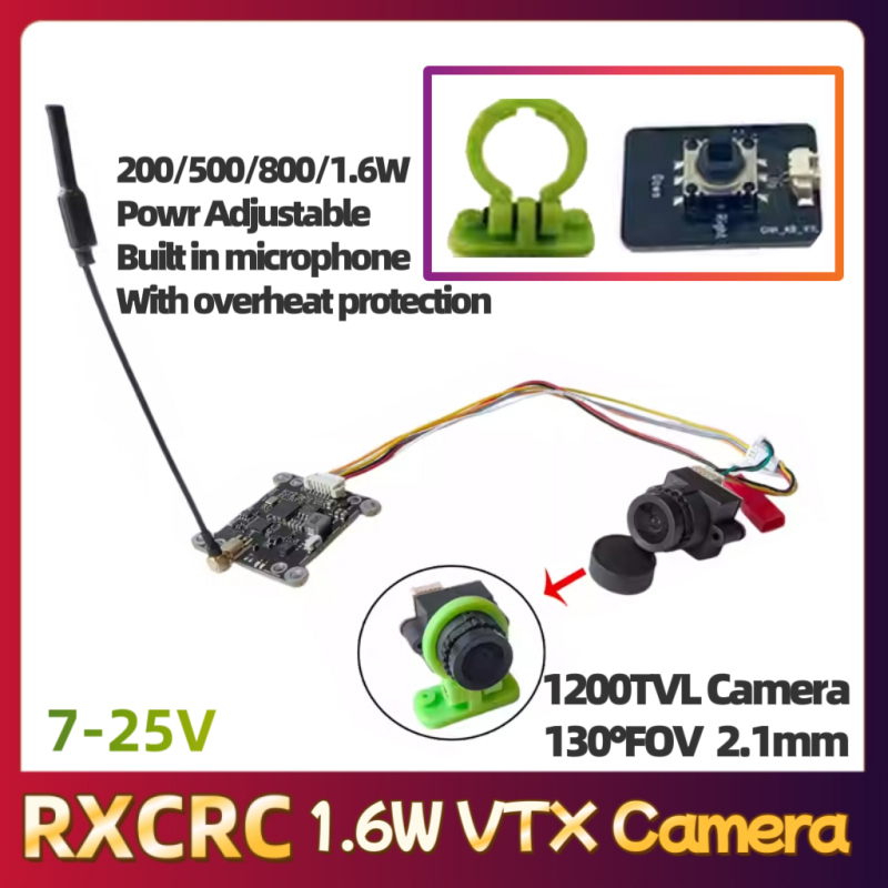 Moduł RXCRC 5.8G 48CH 1.6W VTX – Drone Rc Control recenzja i cena