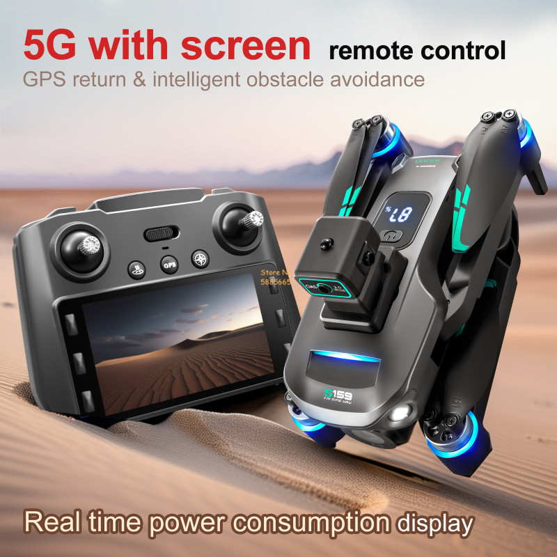 Podwójna kamera 8K 5G WIFI FPV – Drone Rc Cable recenzja i cena