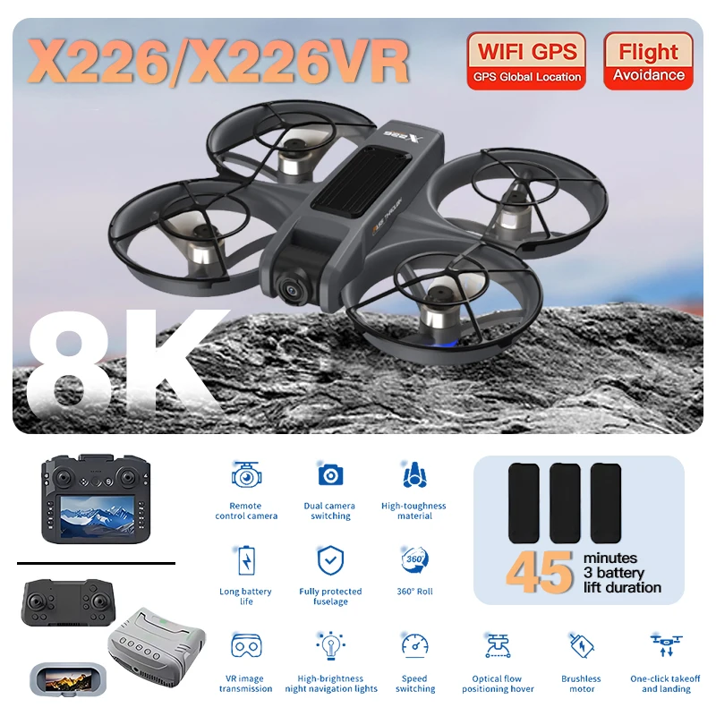 Dron Lenovo X226 X226VR RC 8K  – Drone Rc X226 recenzja i cena