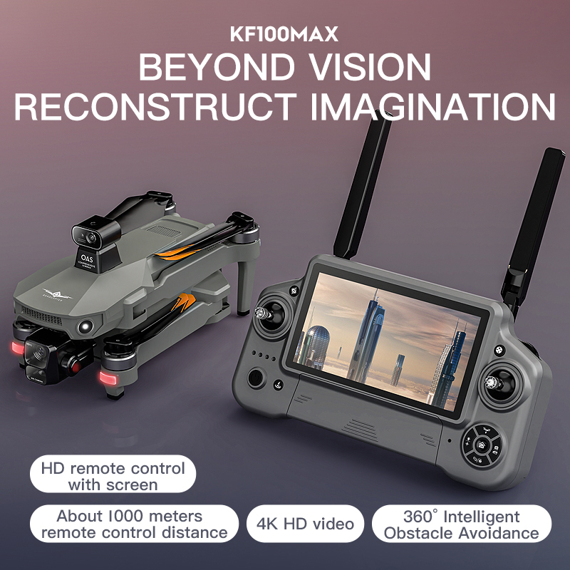 Dron GPS KF100 MAX Kamera 4K 3 – Drone Rc Cable recenzja i cena