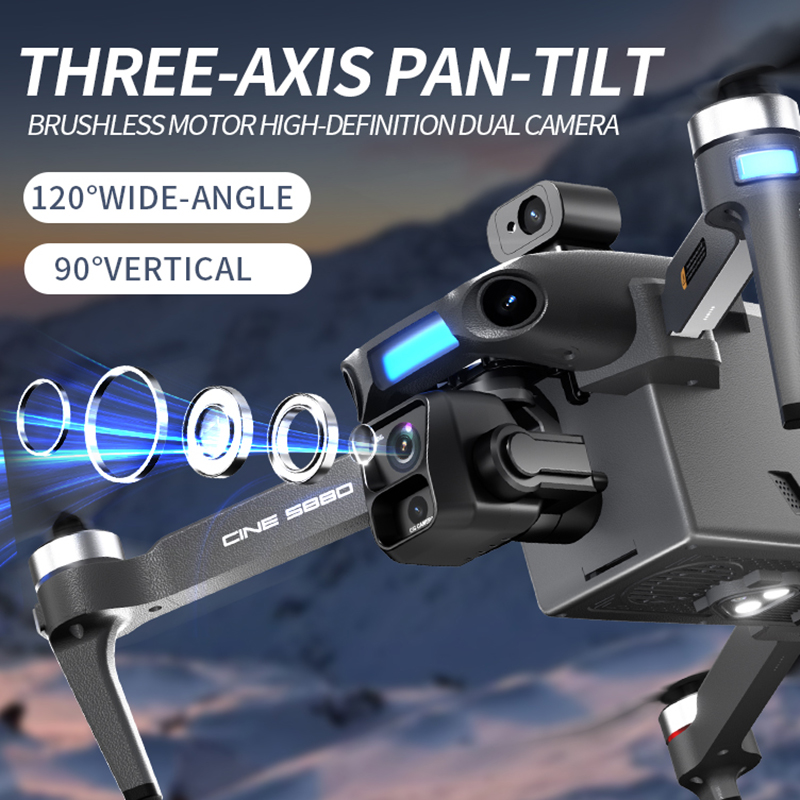 Nowy dron z podwójną kamerą 8K – Drone Rc Gps recenzja i cena