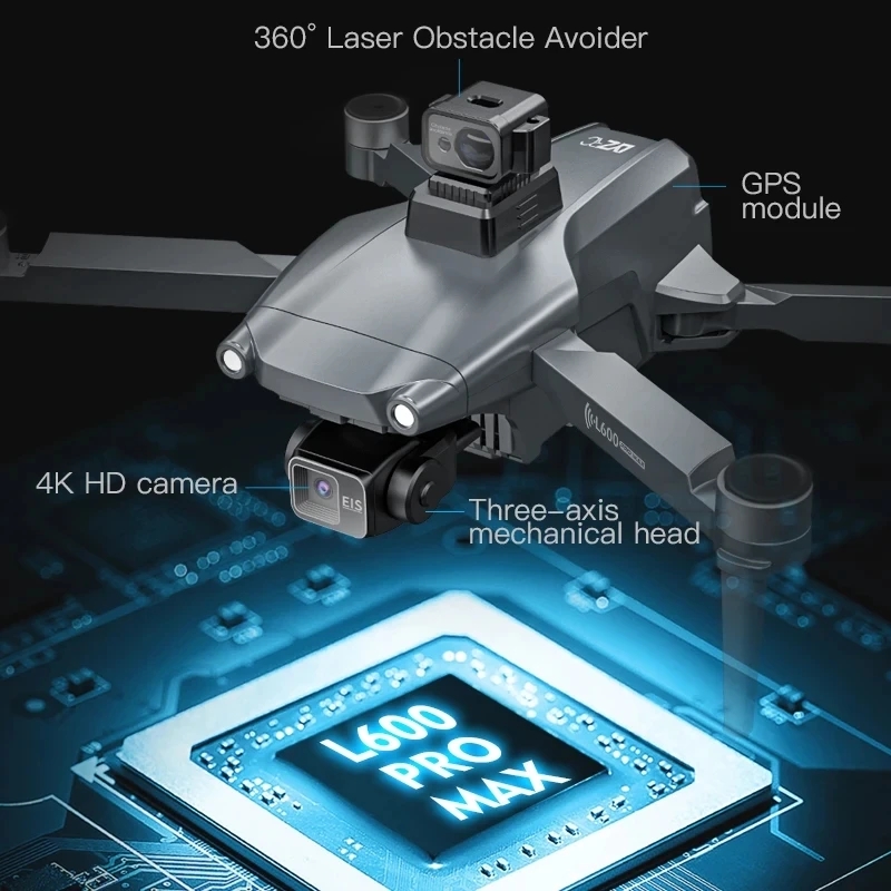 L600 PRO MAX GPS Drone Profesj – Drone Rc Gps recenzja i cena
