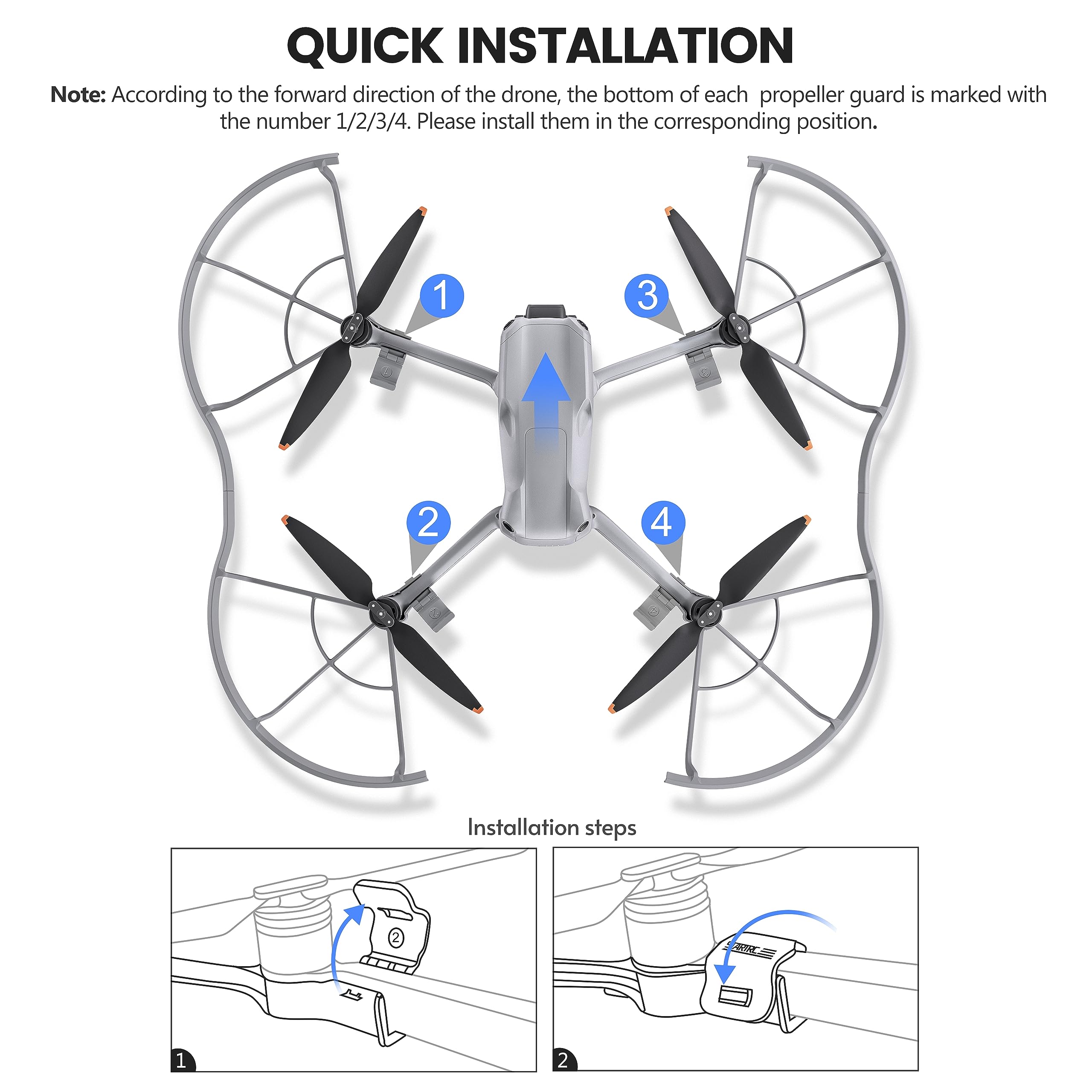 STARTRC Osłona Śmigieł Air 3S, – Drone Propeller Guards recenzja i cena