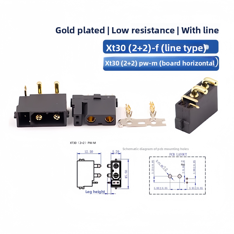 Złącze XT30(2+2) XT30PB/PW(2+2 – Drone Rc Signal recenzja i cena