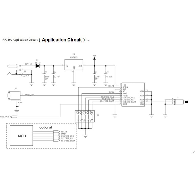 Moduł odbiornika A01K-RF7500 6 – Drone Rc Signal recenzja i cena