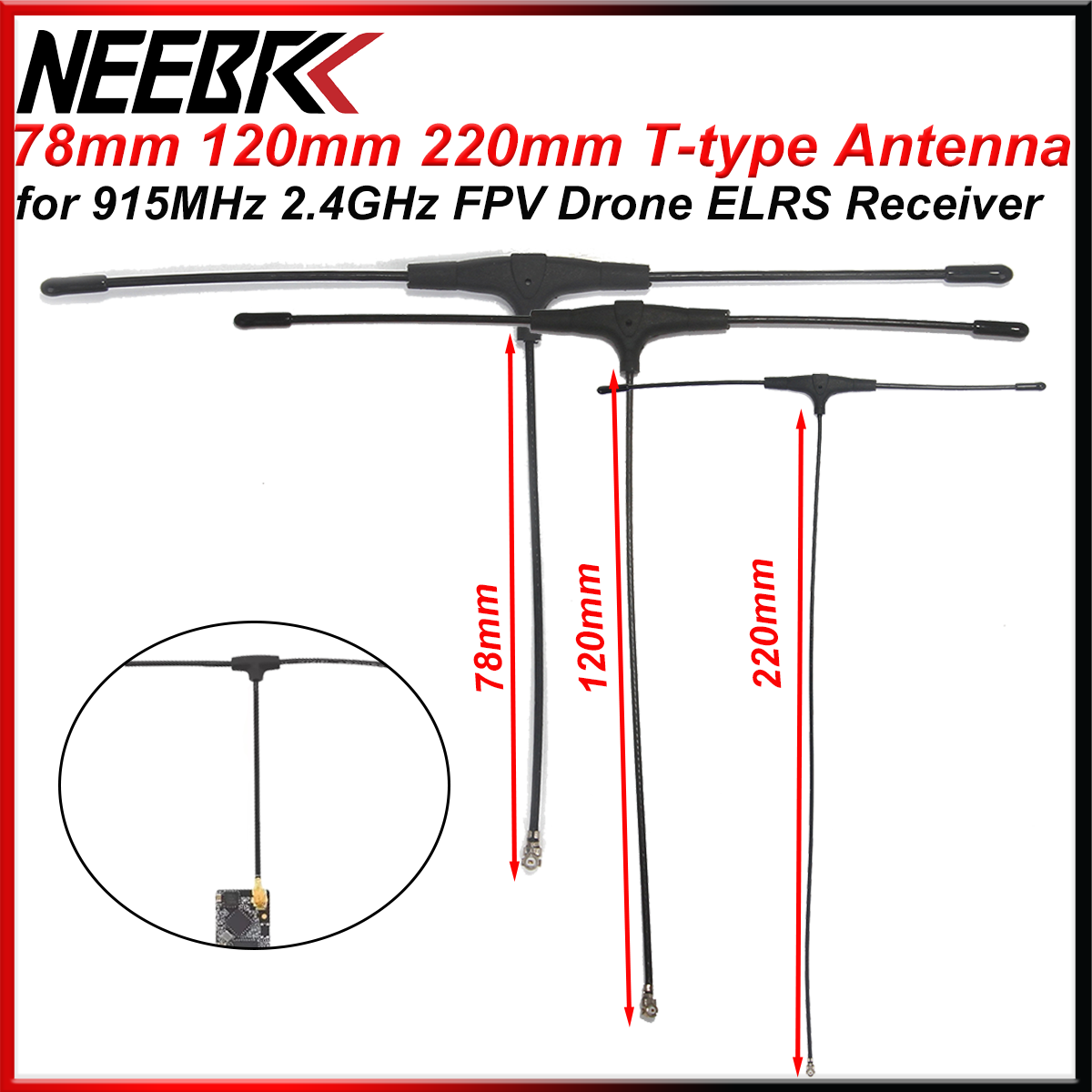 Antena FPV Drone 915MHz 2.4GHz – Crossfire Receiver Rx recenzja i cena