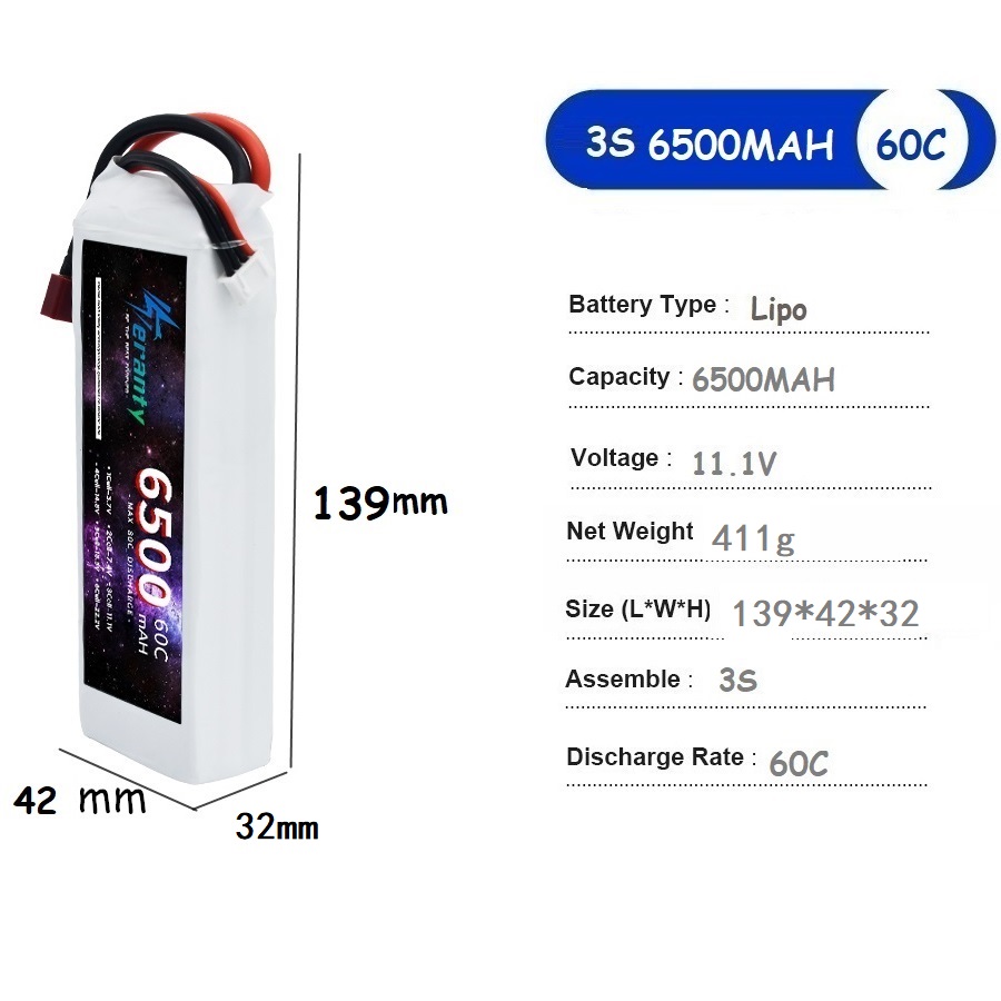 TERANTY 11.1V 6500MAH akumulat – Drone Avion Rc recenzja i cena
