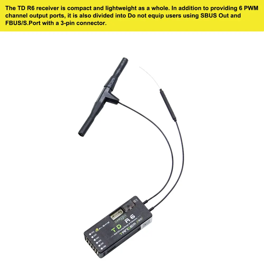 Odbiornik FrSky TD R6 2.4G/900 – Frsky Receiver Module recenzja i cena